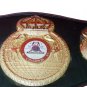 MMA BOXING CHAMPIONSHIP BLACK SYNTHETIC LEATHER STRAP BELT ADULT SIZE