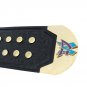 INTERNET WRESTLING CHAMPIONSHIP BELT BLACK LEATHER STRAP ADULT SIZE