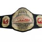 IMPACT WORLD WRESTLING CHAMPIONSHIP NEW RED VERSION BELT BLACK LEATHER STRAP ADULT SIZE