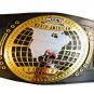 NXT NORTH AMERICAN WRESTLING CHAMPIONSHIP BELT BLACK LEATHER STRAP ADULT SIZE