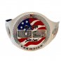 US SPINNER JOHN CENA WRESTLING CHAMPIONSHIP BELT ADULT SIZE WHITE LEATHER STRAP