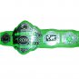 ROH RING OF HONOR WORLD TELEVISION WRESTLING CHAMPIONSHIP BELT GREEN CROCODILE SKIN LEATHER STRAP