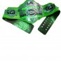 ROH RING OF HONOR WORLD TELEVISION WRESTLING CHAMPIONSHIP BELT GREEN CROCODILE SKIN LEATHER STRAP