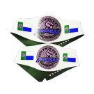 PPW WRESTLING WOMEN,S CHAMPIONSHIP CUSTOM MADE BELT WHITE LEATHER STRAP ADULT SIZE