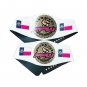 PPW WRESTLING WOMEN,S CHAMPIONSHIP CUSTOM MADE BELT WHITE LEATHER STRAP ADULT SIZE
