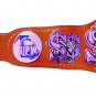 CASH IN HAND WRESTLING CUSTOMIZE CHAMPIONSHIP BELT ON RED LEATHER STRAP ADULT SIZE