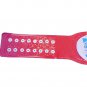 CASH IN HAND WRESTLING CUSTOMIZE CHAMPIONSHIP BELT ON RED LEATHER STRAP ADULT SIZE