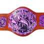 CASH IN HAND WRESTLING CUSTOMIZE CHAMPIONSHIP BELT ON RED LEATHER STRAP ADULT SIZE