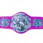 CASH IN HAND WRESTLING CUSTOMIZE CHAMPIONSHIP BELT ON PURPLE LEATHER STRAP ADULT SIZE