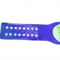 CASH IN HAND WRESTLING CUSTOMIZE CHAMPIONSHIP BELT ON BLUE LEATHER STRAP ADULT SIZE