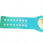 CASH IN HAND WRESTLING CUSTOMIZE CHAMPIONSHIP BELT ON LIME BLUE LEATHER STRAP ADULT SIZE