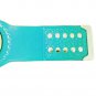 CASH IN HAND WRESTLING CUSTOMIZE CHAMPIONSHIP BELT ON LIME BLUE LEATHER STRAP ADULT SIZE