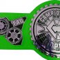 CAMPIONE DI COPPIA TAG TEAM WRESTLING CHAMPIONSHIP BELT CUSTOMIZE ON GREEN LEATHER STRAP ADULT SIZE