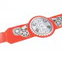 CAMPIONE DI COPPIA TAG TEAM WRESTLING CHAMPIONSHIP BELT CUSTOMIZE ON RED LEATHER STRAP ADULT SIZE