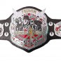 THE UNDERTAKER CUSTOMIZE WRESTLING CHAMPIONSHIP BELT BLACK LEATHER STRAP ADULT SIZE
