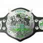 THE UNDERTAKER CUSTOMIZE WRESTLING CHAMPIONSHIP BELT BLACK LEATHER STRAP ADULT SIZE