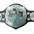 THE UNDERTAKER CUSTOMIZE WRESTLING CHAMPIONSHIP BELT BLACK LEATHER STRAP ADULT SIZE