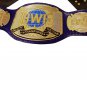 GWF GALACTIC TAG TEAM WRESTLING CHAMPIONSHIP BELT BLUE LEATHER STRAP ADULT SIZE