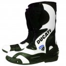 MEN,S PREMIUM QUALITY MOTORBIKE MOTORCYCLE RACING LEATHER SHOES WHITE ART 4578 COLOURE SIZE USA 15