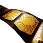 WORLD CLASS WRESTLING ASSOCIATION HEAVYWEIGHT WRESTLING CHAMPIONSHIP BELT BLACK LEATHER STRAP