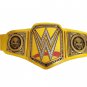 UNIVERSAL THE FIEND WRESTLING CHAMPIONSHIP BELT YELLOW LEATHER STRAP
