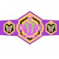 NEW CUSTOMISE WRESTLING CHAMPIONSHIP BELT PURPLE LEATHER STRAP ADULT SIZE
