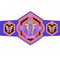 NEW CUSTOMISE WRESTLING CHAMPIONSHIP BELT BLUE LEATHER STRAP ADULT SIZE