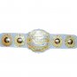 IWGP INTERCONTINENTAL WRESTLING CHAMPIONSHIP BELT WHITE LEATHER STRAP ADULT SIZE