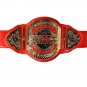 TNA KNOCKOUTS TAG TEAM WRESTLING CHAMPIONSHIP BELT RED LEATHER STRAP
