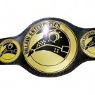 ROH Villain Enterprises Tag Team Wrestling Championship Belt Black Leather Strap Adult Size