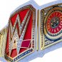 WOMENS BECKY LYNCH WRESTLING CHAMPIONSHIP WHITE LEATHER STRAP BELT ADULT SIZE