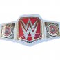 WOMENS BECKY LYNCH WRESTLING CHAMPIONSHIP WHITE LEATHER STRAP BELT ADULT SIZE