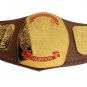 MID ATLANTIC HEAVYWEIGHT WRESTLING CHAMPIONSHIP BELT ADULT SIZE BROWN LEATHER STRAP