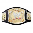 SPINNER WRESTLING CHAMPIONSHIP BELT ADULT SIZE BLACK LEATHER STRAP