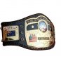 NWA DOME GLOBE WRESTLING CHAMPIONSHIP BELT CUSTOMIZE BLACK LEATHER STRAP
