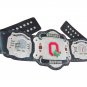 BUCKEYE NATION WRESTLING CHAMPIONSHIP BELT BLACK LEATHER STRAP ADULT SIZE