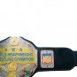 AWA WORLD HEAVYWEIGHT WRESTLING CHAMPIONSHIP BELT ADULT SIZE BLACK LEATHER STRAP