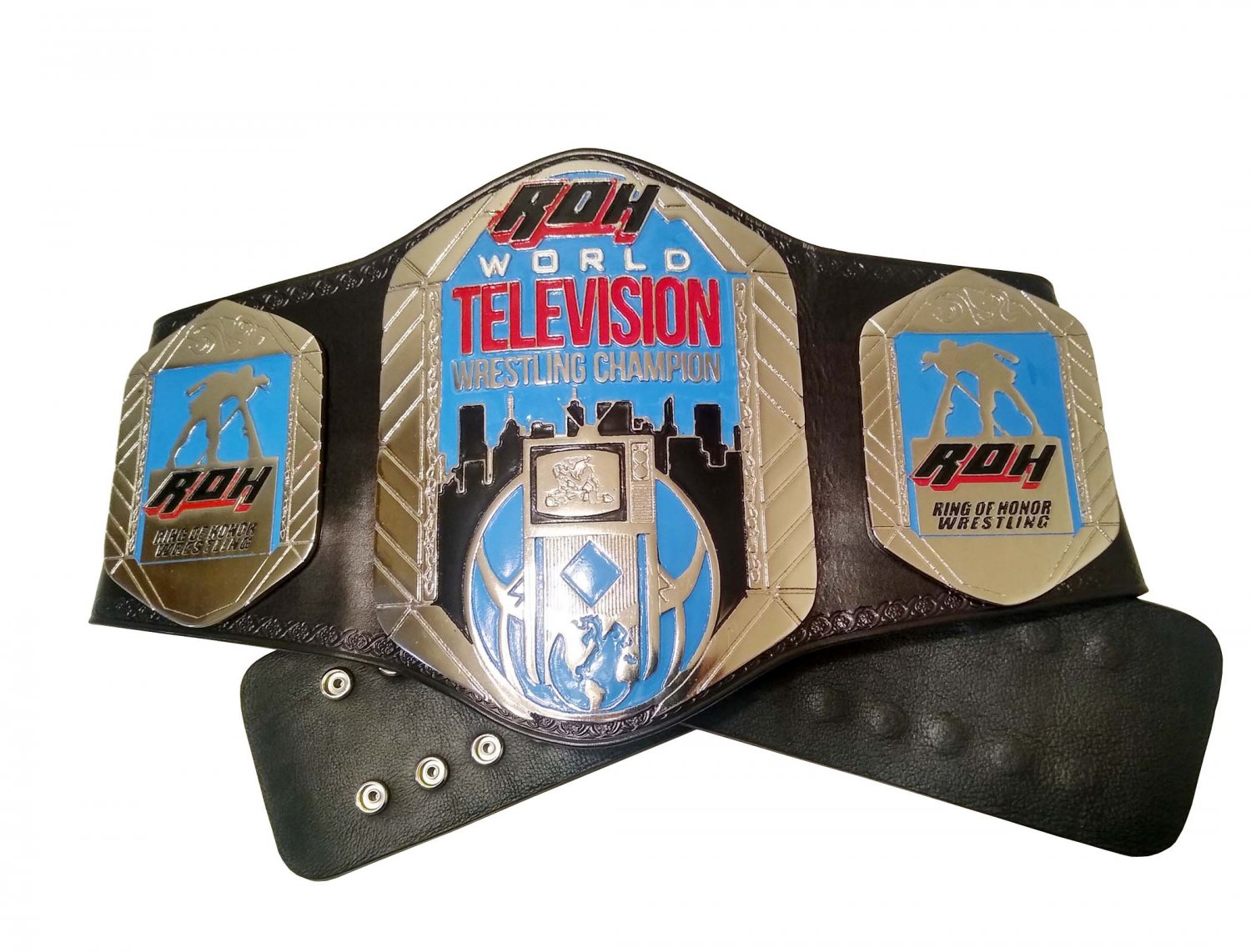 ROH RING OF HONOR WORLD TELEVISION WRESTLING CHAMPIONSHIP BELT BLACK ...