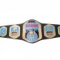 ROH RING OF HONOR WORLD TELEVISION WRESTLING CHAMPIONSHIP BELT BLACK LEATHER STRAP ADULT SIZE