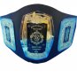 MID ATLANTIC TAG TEAM WRESTLING CHAMPIONSHIP BELT ADULT SIZE BLACK LEATHER STRAP