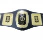 MID ATLANTIC TAG TEAM WRESTLING CHAMPIONSHIP BELT ADULT SIZE BLACK LEATHER STRAP