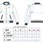New DC Letterman Baseball Collage Green wool Black leather sleeves varsity jacket size XS