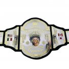 HULK HOGAN 1986 WORLD HEAVYWEIGHT WRESTLING CHAMPIONSHIP BELT ADULT SIZE BLACK LEATHER STRAP