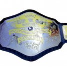 NWA NATIONAL HEAVYWEIGHT WRESTLING CHAMPIONSHIP BELT ADULT SIZE BLACK LEATHER STRAP