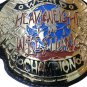 ECW WORLD HEAVYWEIGHT HARDCORE WRESTLING CHAMPIONSHIP BELT ADULT SIZE BLACK LEATHER STRAP