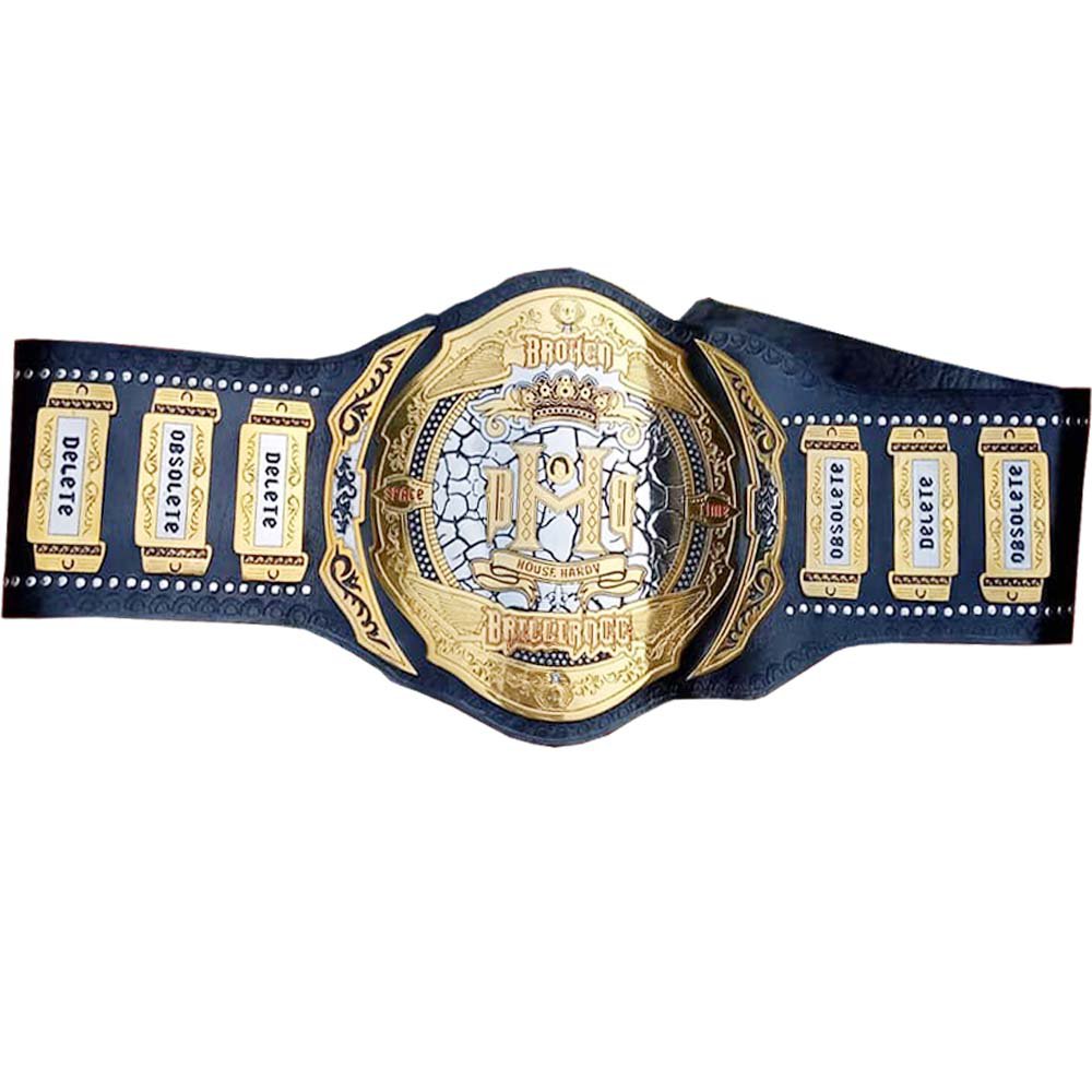 MATT AND JEFF HARDY BROKEN TAG TEAM WRESTLING CHAMPIONSHIP BELT RE ...