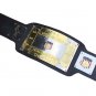 NWA MID AMERICA HEAVYWEIGHT WRESTLING CHAMPIONSHIP BELT BLACK LEATHER STRAP