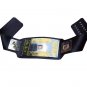 NWA MID AMERICA HEAVYWEIGHT WRESTLING CHAMPIONSHIP BELT BLACK LEATHER STRAP