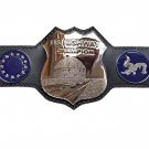US HIGHWAY CHAMPIONSHIP BELT ADULT SIZE BLACK LEATHER STRAP