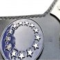 US HIGHWAY CHAMPIONSHIP BELT ADULT SIZE BLACK LEATHER STRAP